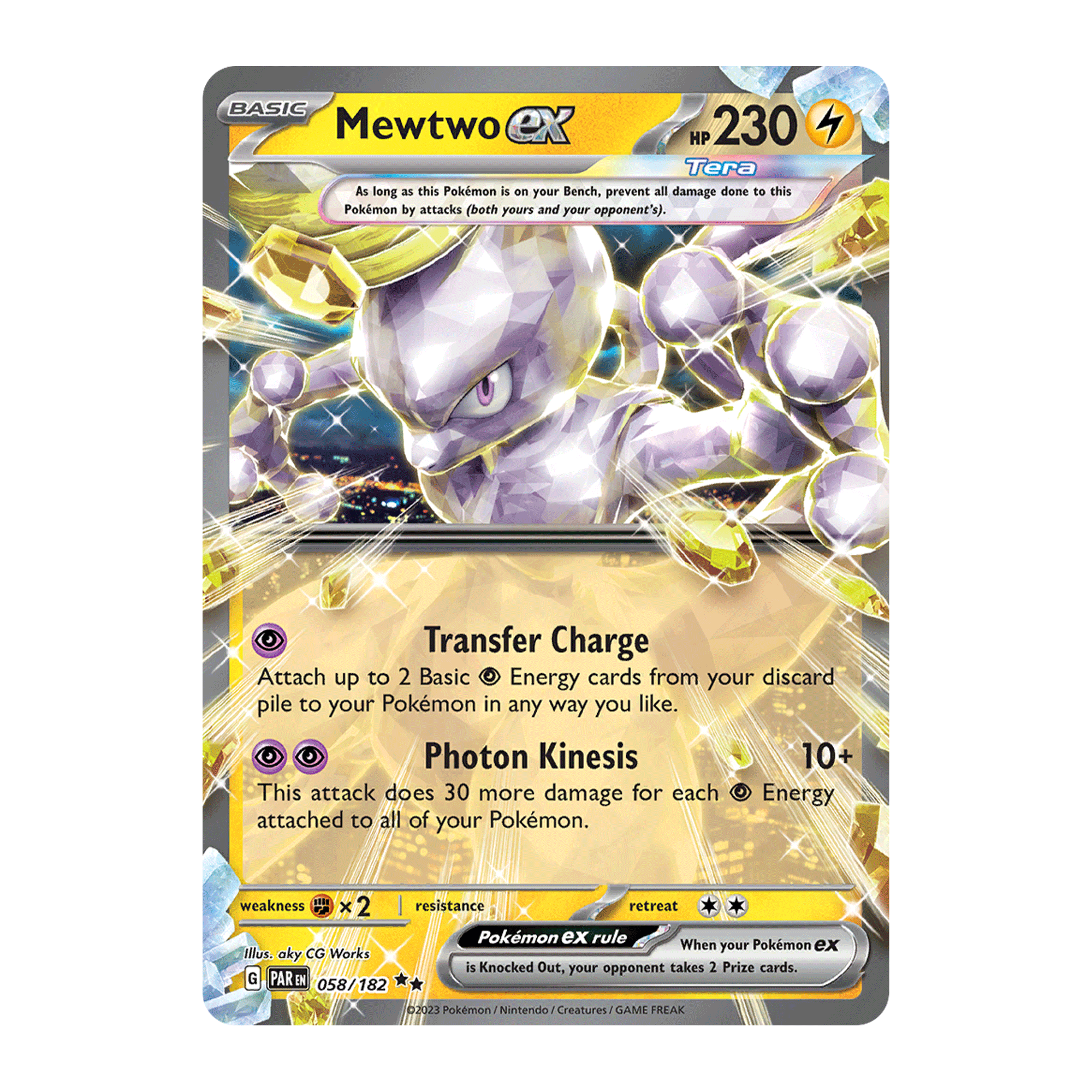 mewtwo ex - Paradox Rift 058/182