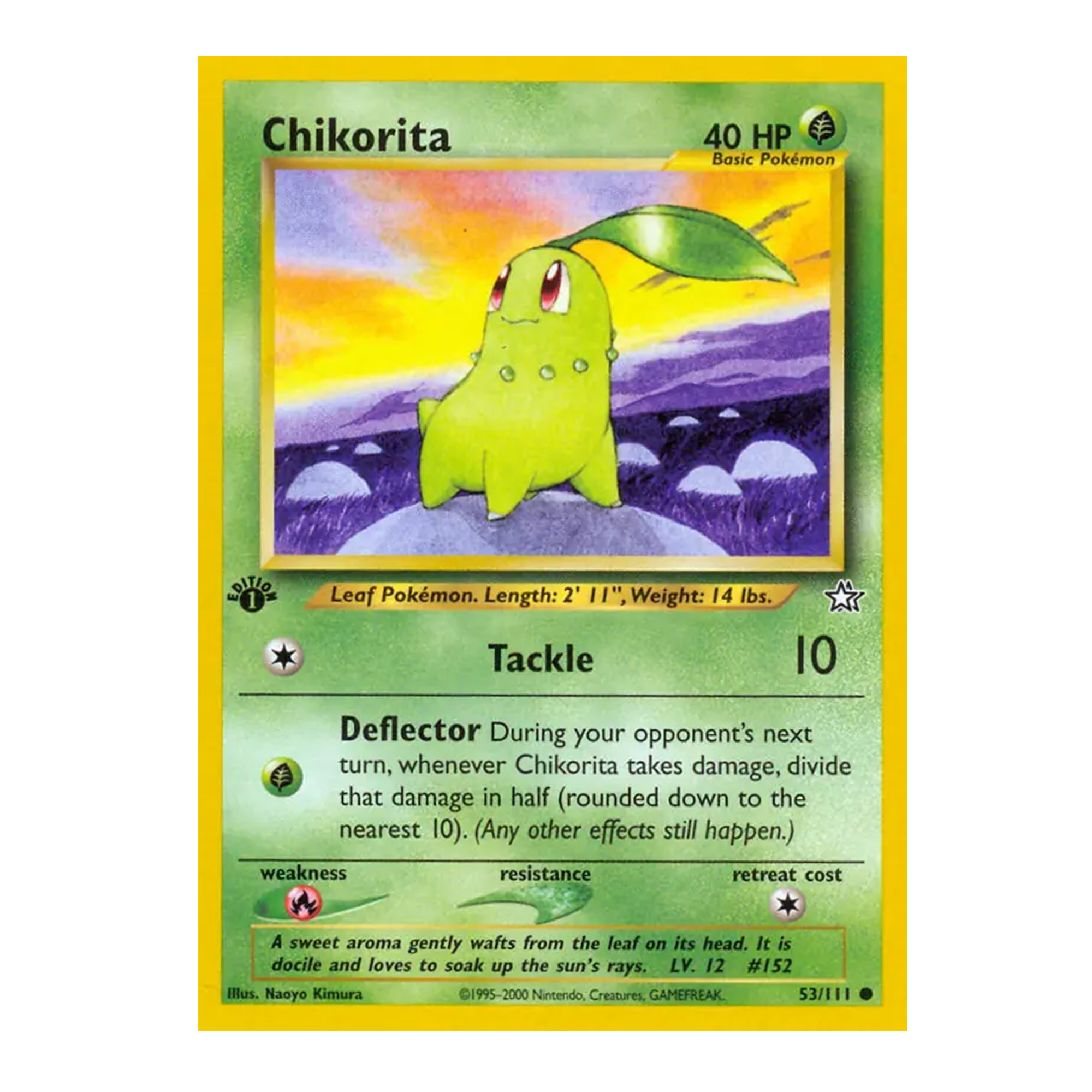 chikorita - neo genesis 53/111