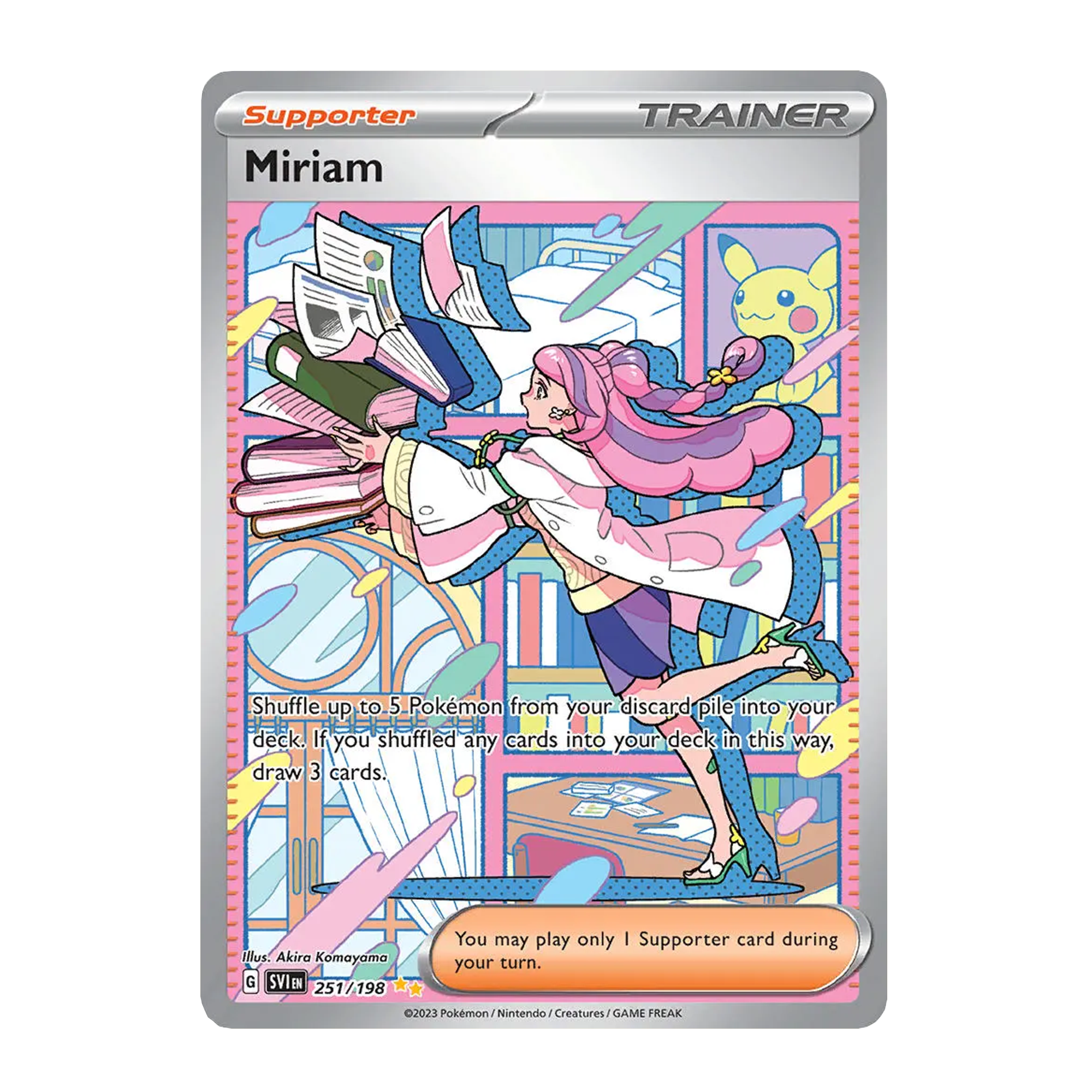 miriam special illustration rare - scarlet & violet 251/198