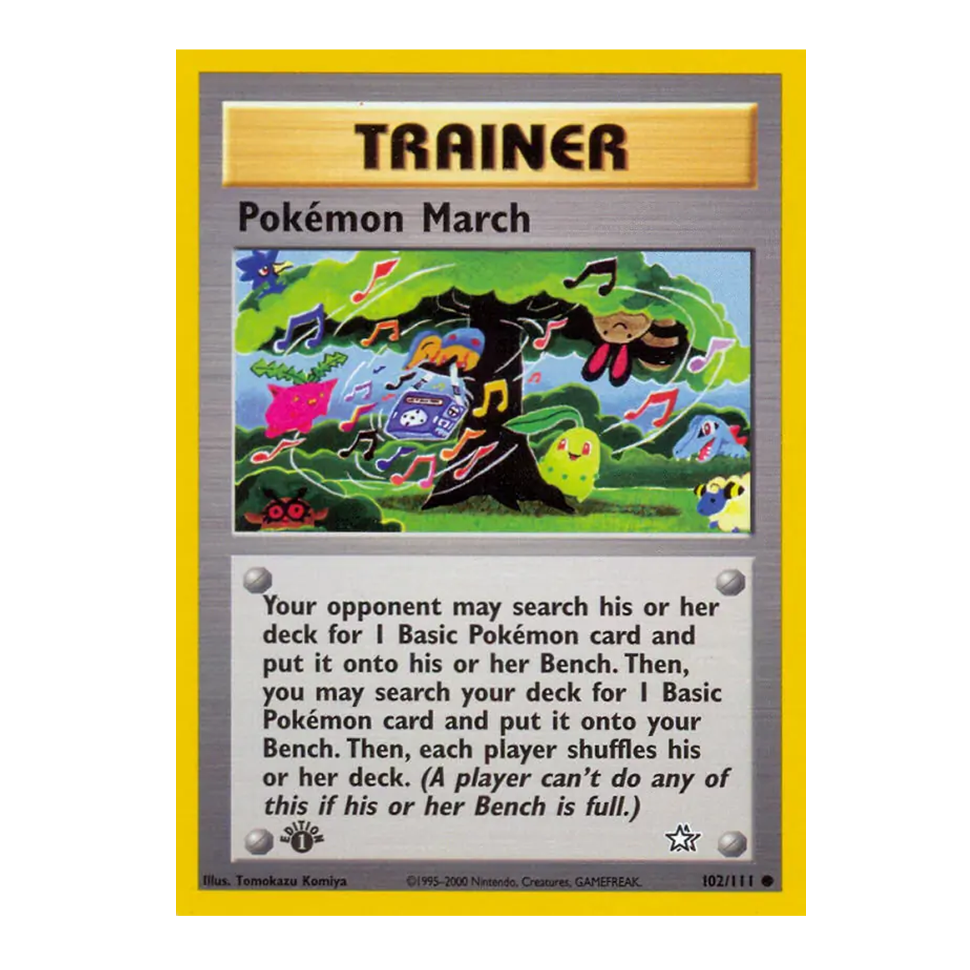 pokemon march - neo genesis 102/111