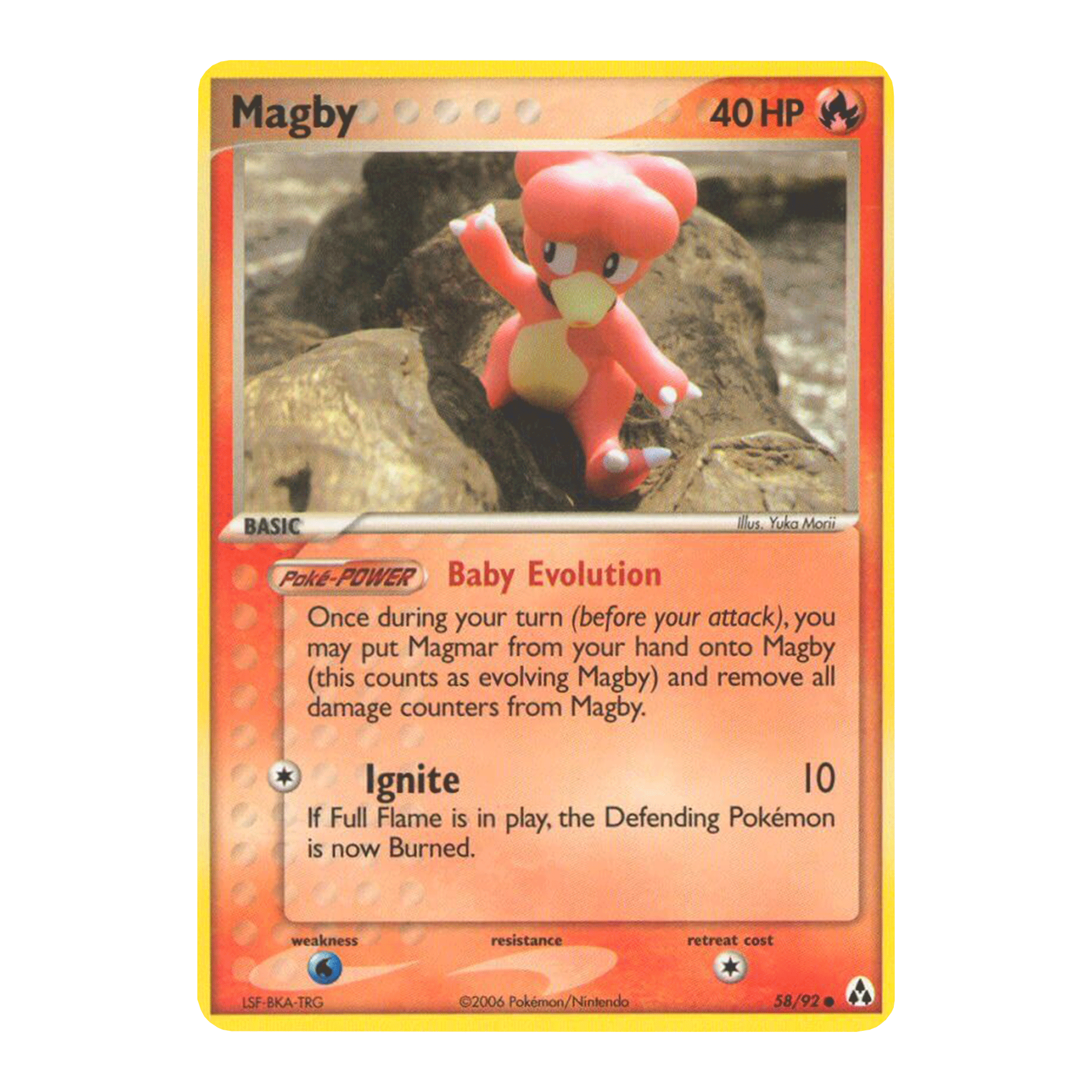 magby holo - legend maker 58/92