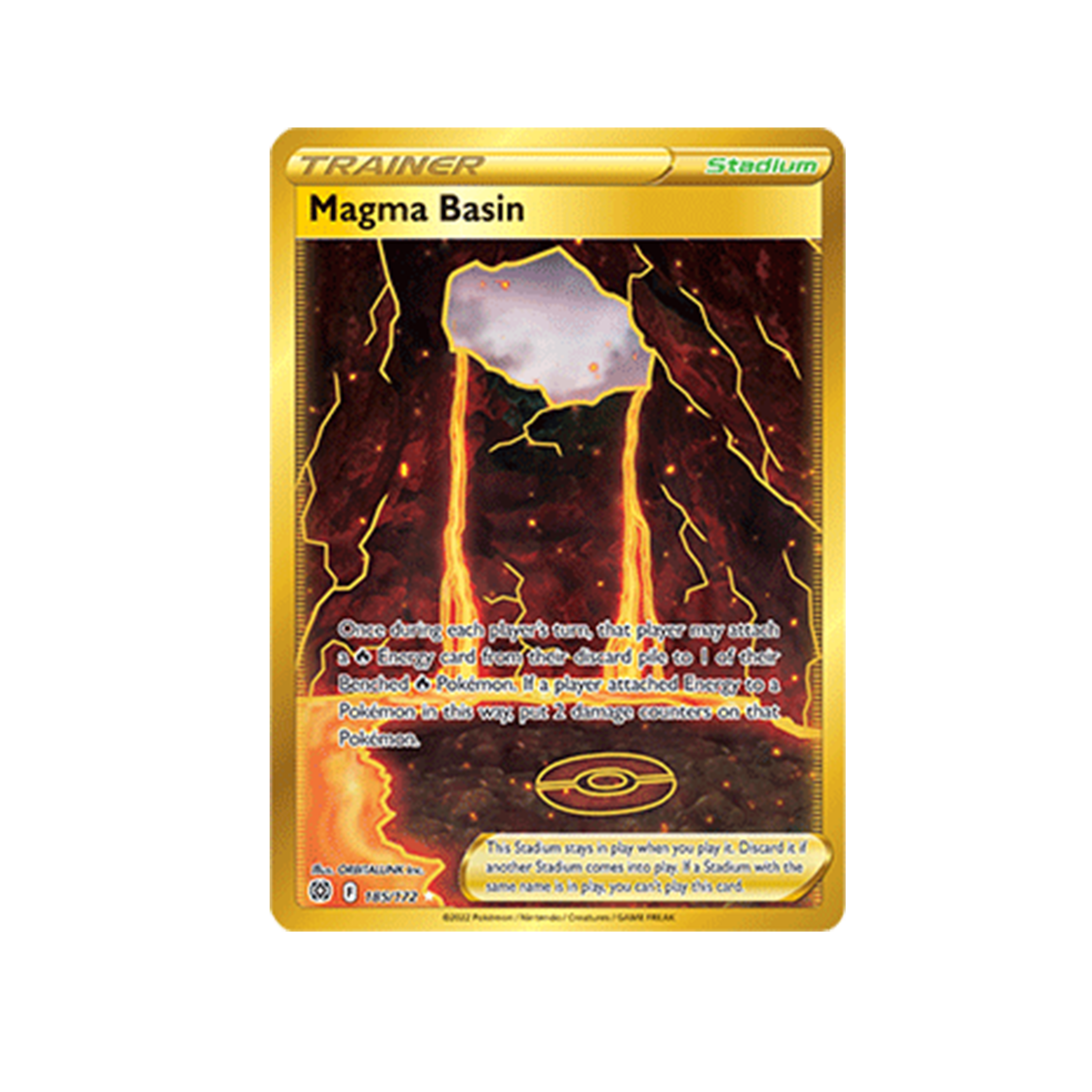 magma basin secret rare - brilliant stars 185/172