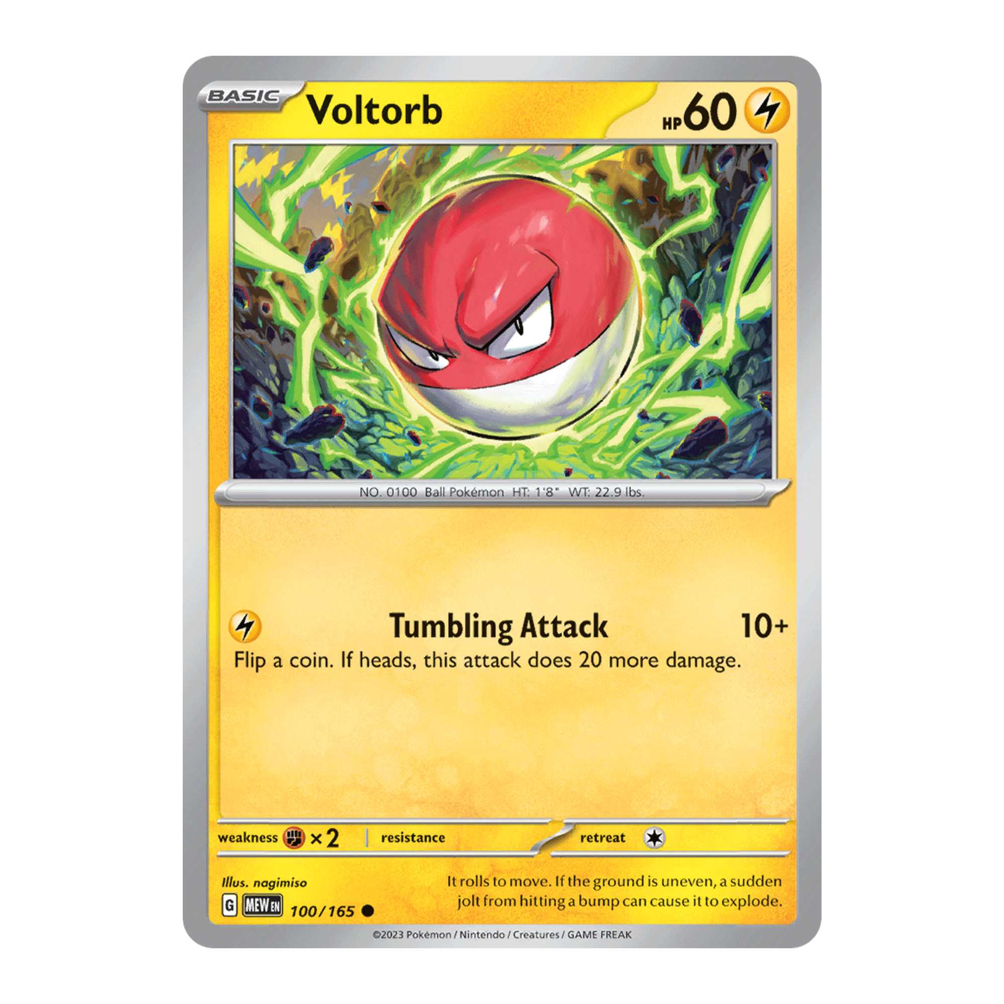 voltorb - pokemon 151 100/165