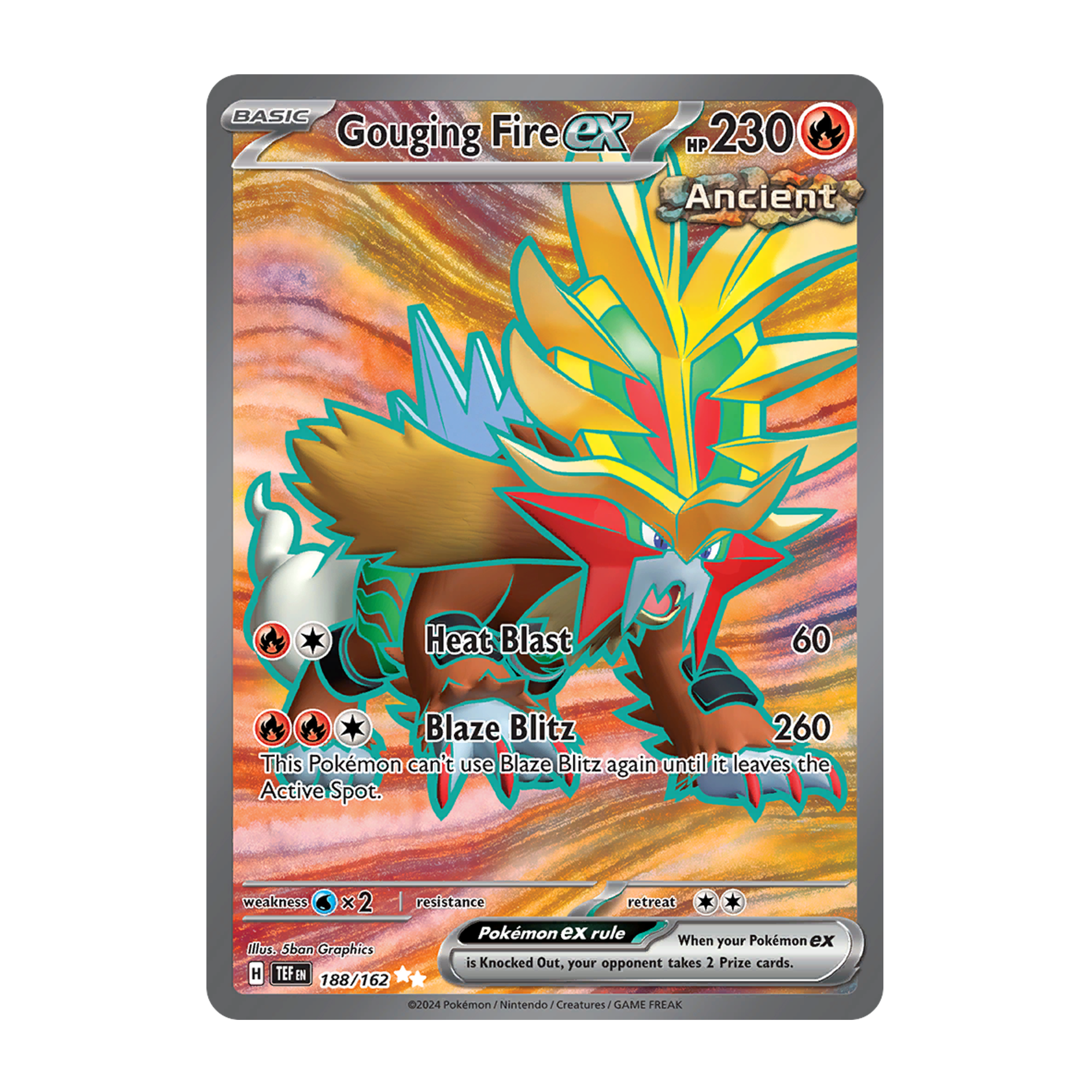 gouging fire ex full art - temporal forces 188/162