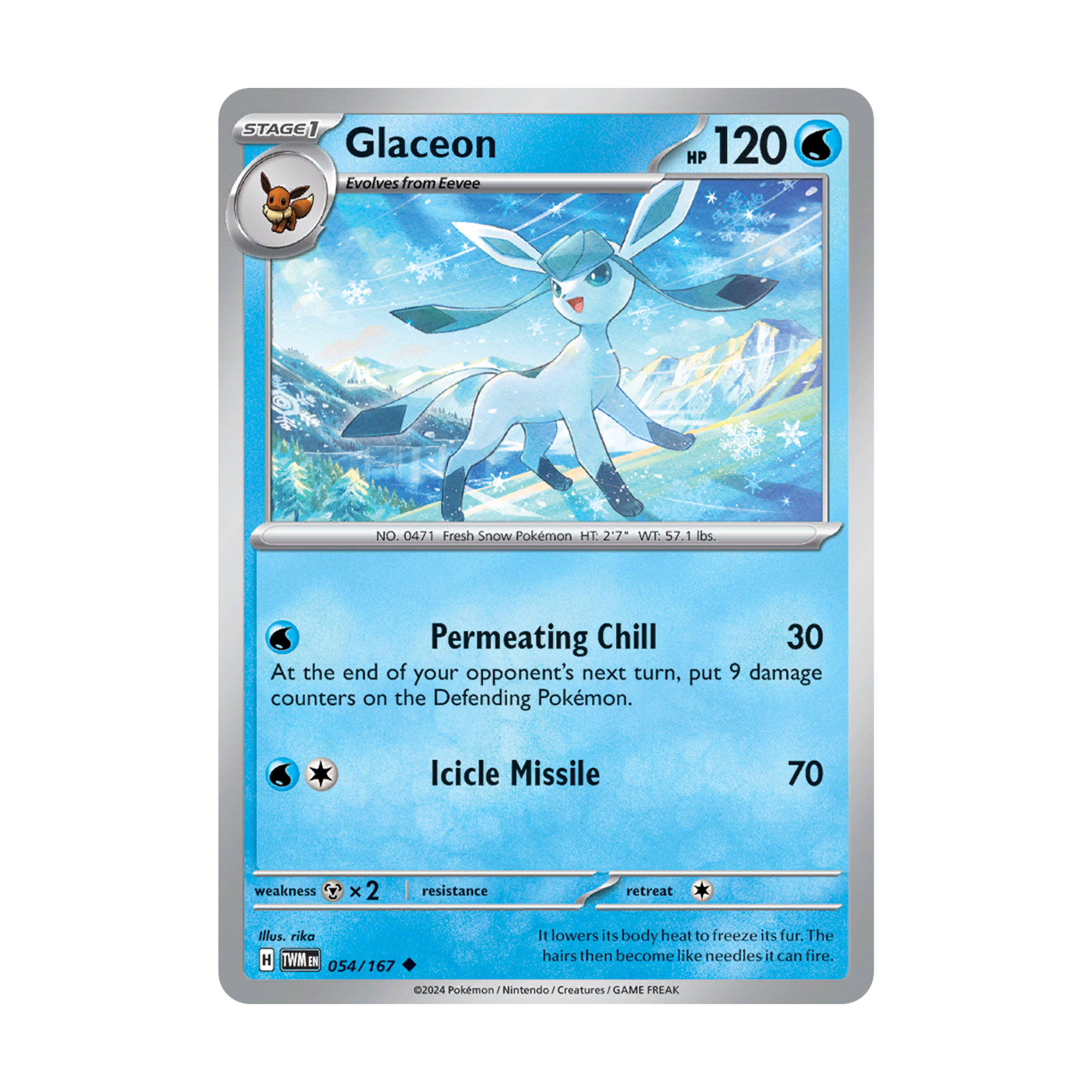 glaceon - twilight masquerade 054/167