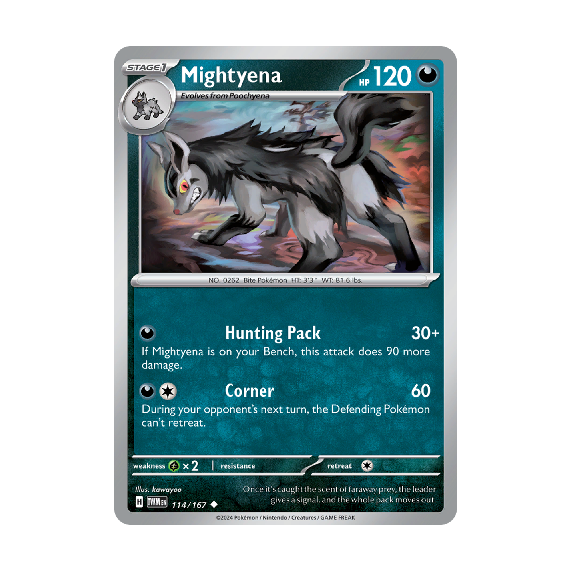 mightyena - twilight masquerade 114/167