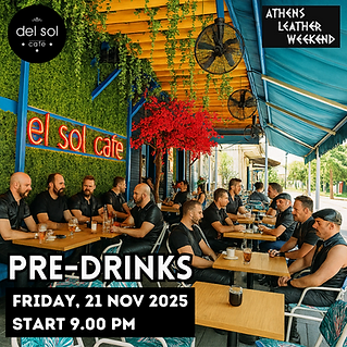 Pre-drinks poster image