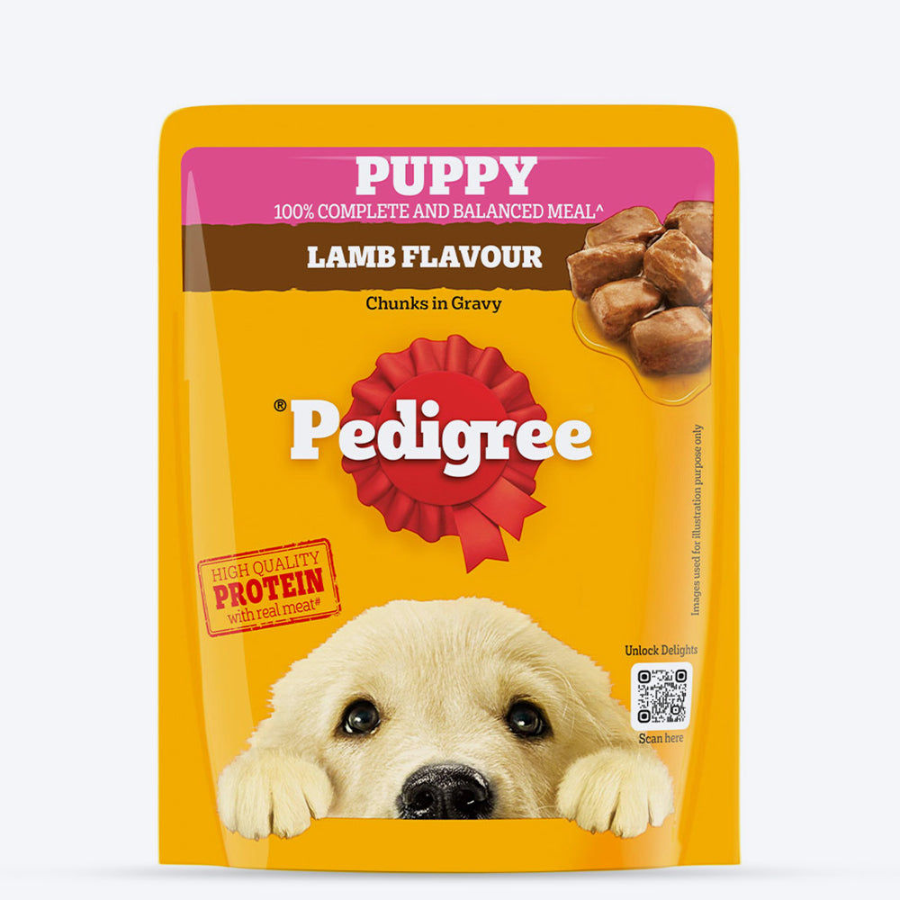 Pedigree Lamb Chunks In Gravy Puppy Wet Food - 70 g