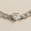Thumbnail: THE SILVER LOVEHEART DIAMOND BRACELET