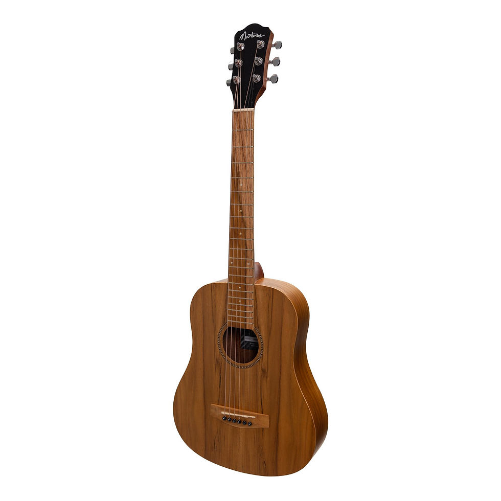 Thumbnail: MARTINEZ ACOUSTIC 'BABE' TRAVELLER GUITAR WITH PIEZO PICKUP (MZP-BT2-ASTN)