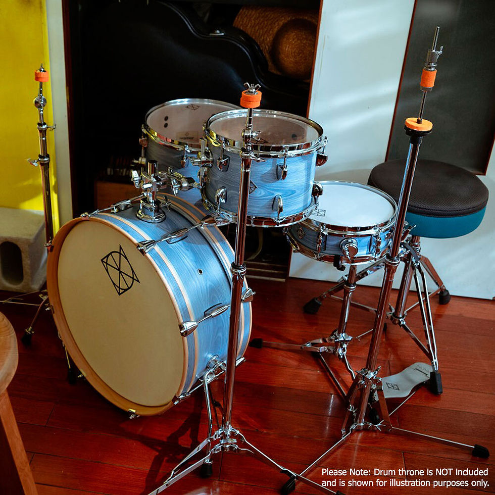 Thumbnail: DIXON LITTLE ROOMER SERIES 5-PCE DRUM KIT - CERULEAN FROST