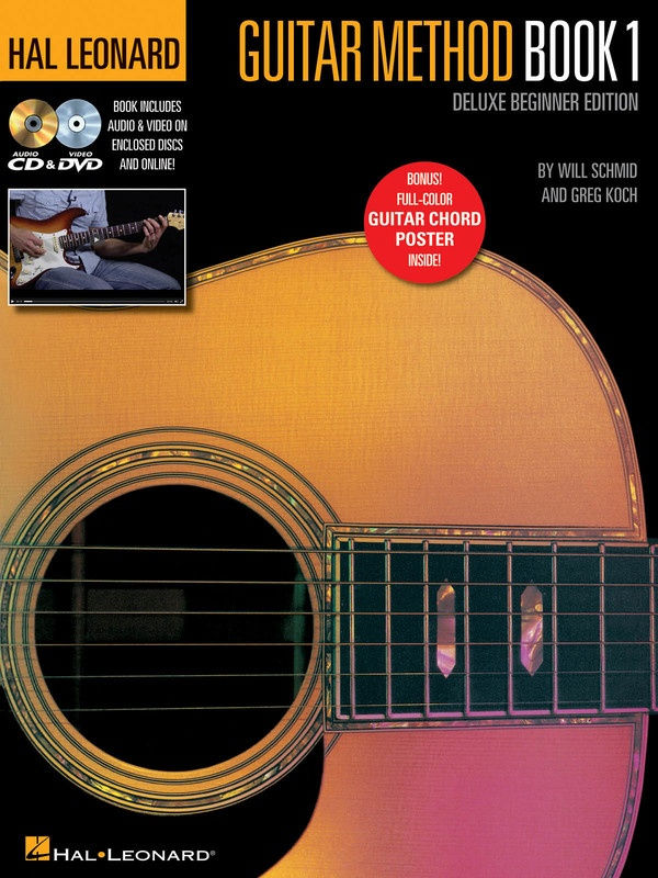 HAL LEONARD GUITAR METHOD DELUXE BEGINNER EDITION BOOK 1