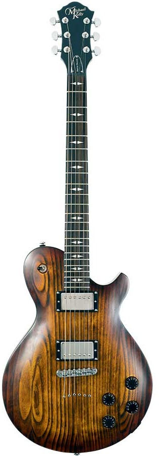 MICHAEL KELLY PATRIOT DECREE ELECTRIC GUITAR OPEN PORE TOBACCO SUNBURST