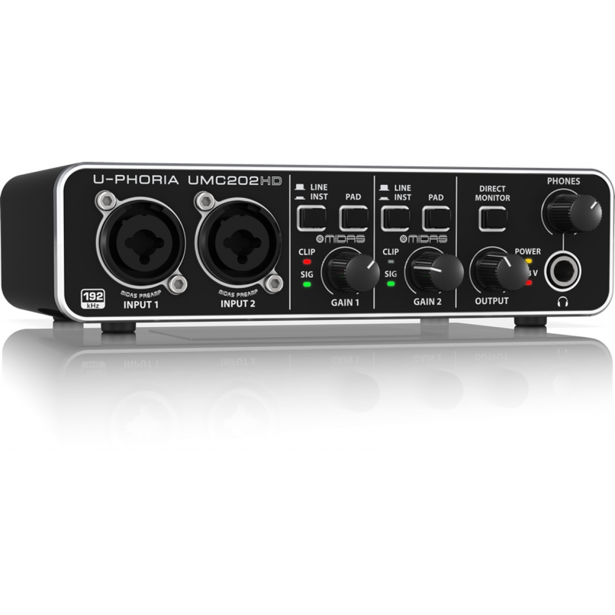 BEHRINGER U-PHORIA UMC202HD USB AUDIO INTERFACE
