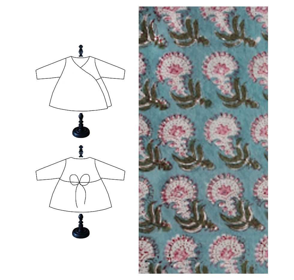 Thumbnail: Wrap-over top "Aqua"