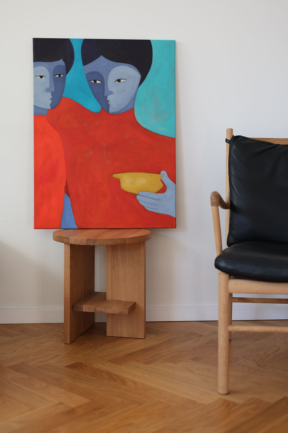 Thumbnail: Contemporary semi-abstract figurative paintings that function as expressive wall art for modern interiors.