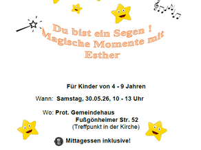 Kindermorgen am 30.05.2026