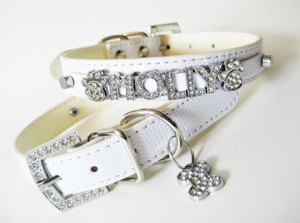 White Collar | Silver Bling Buckle