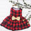 Thumbnail: Buffalo Plaid dog dress- XS-5XL