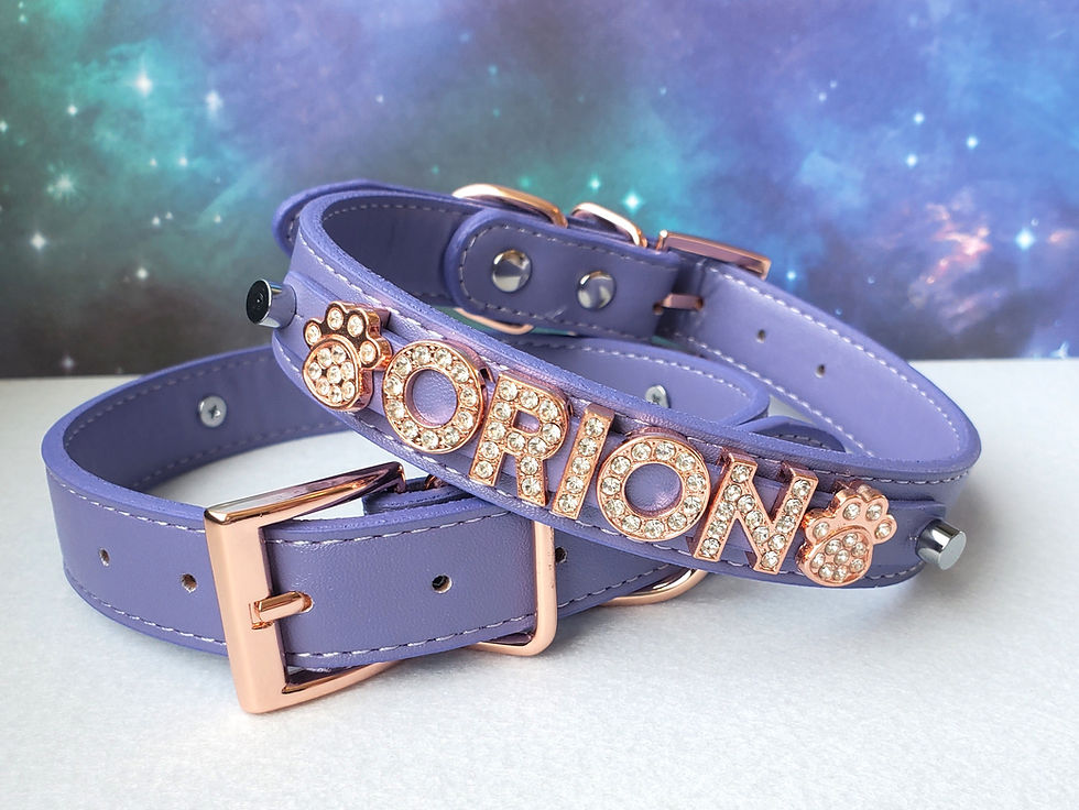 Thumbnail: Purple Amethyst Collar | Rose Gold Hardware
