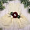 Thumbnail: Winter Ivory and Burgundy Dog Dress | The Adelaide