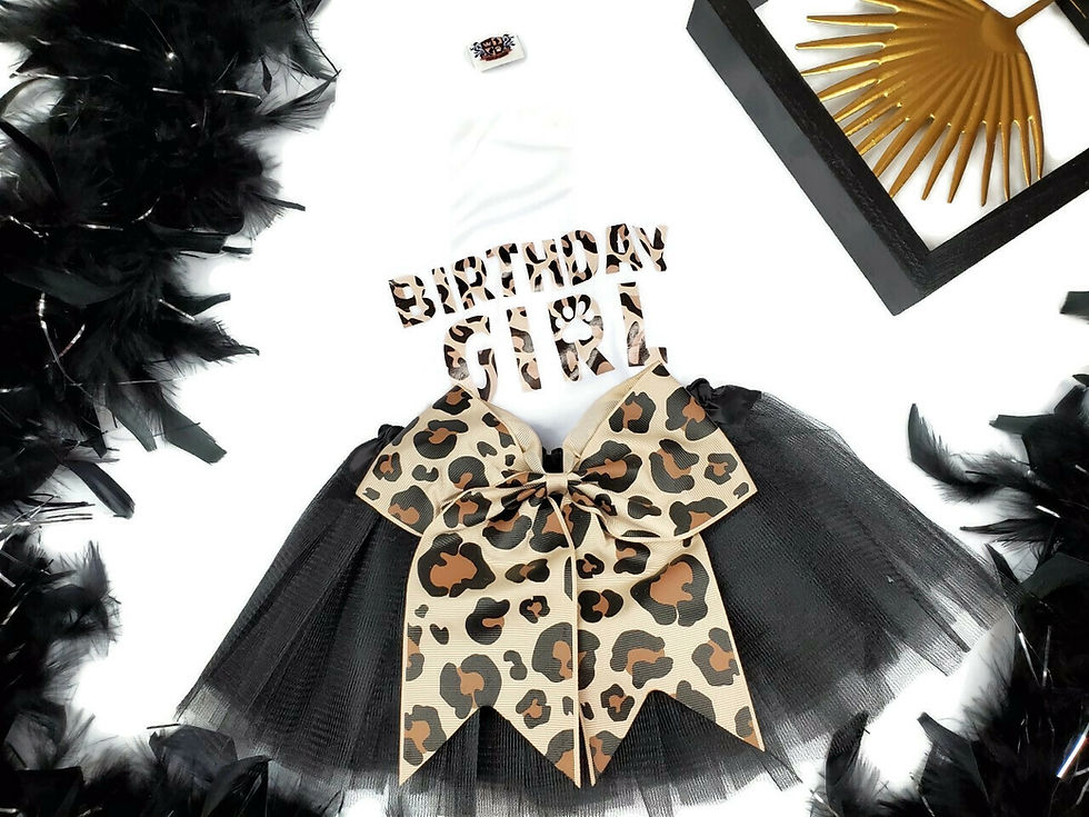 Thumbnail: Cheetah Birthday Girl Dog Party Package