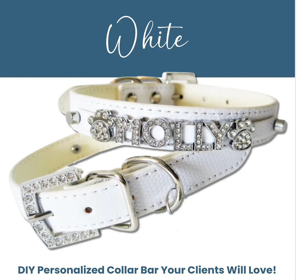 Thumbnail: DIY Pet Collar Bar Starter Pack -  Silver Bling - 280 Pieces