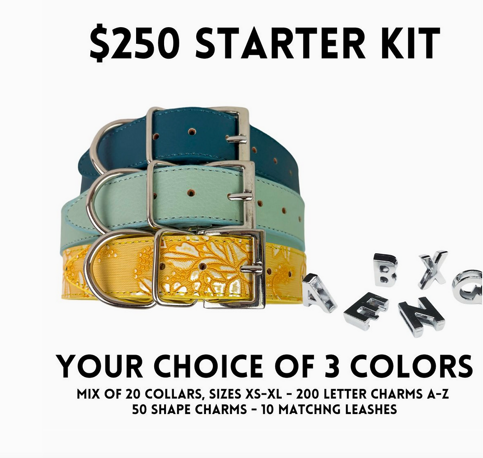 Thumbnail: DIY Pet Collar Bar Starter Pack - Silver Matte - $250Bundle