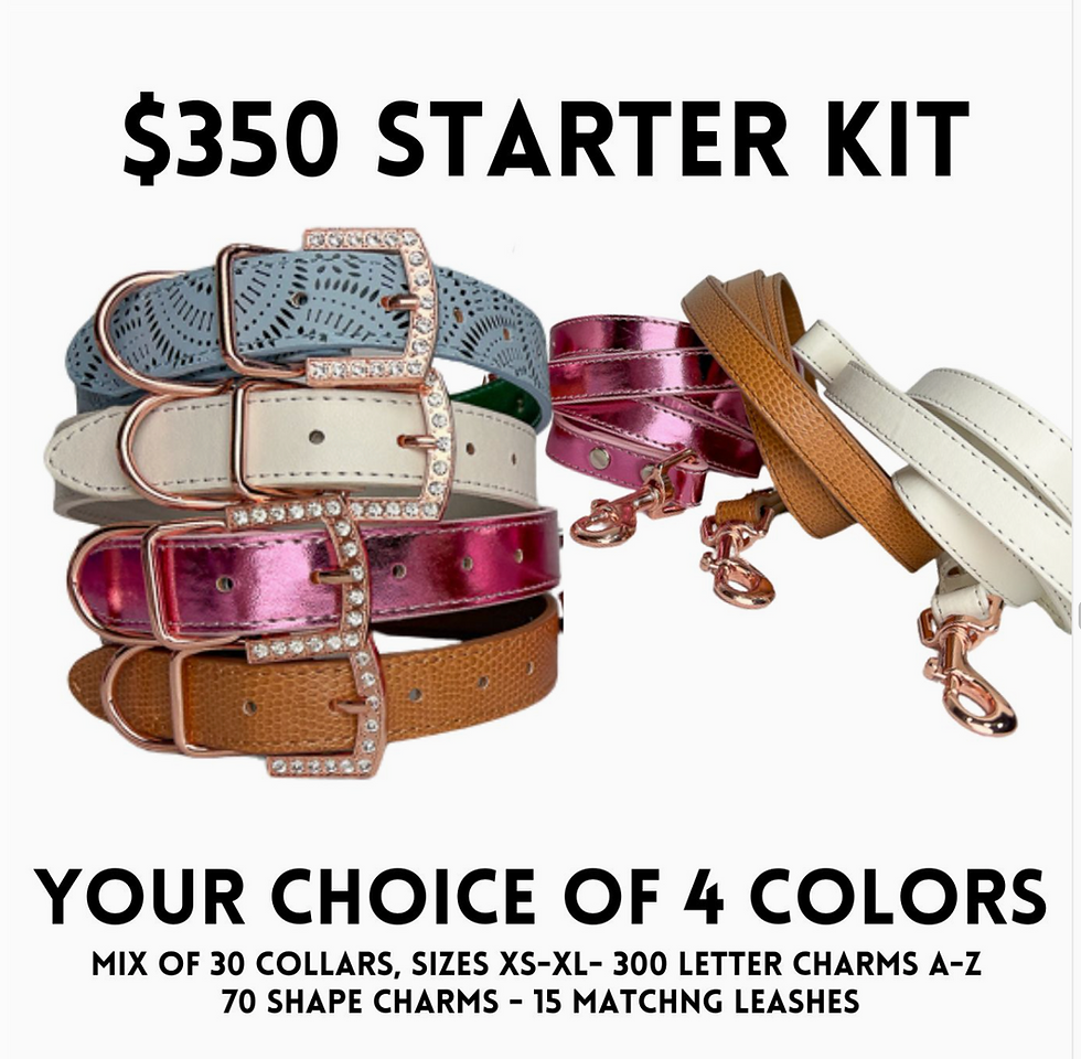 Thumbnail: DIY Pet Collar Bar Starter Pack -  Rose Gold - $350 Bundle