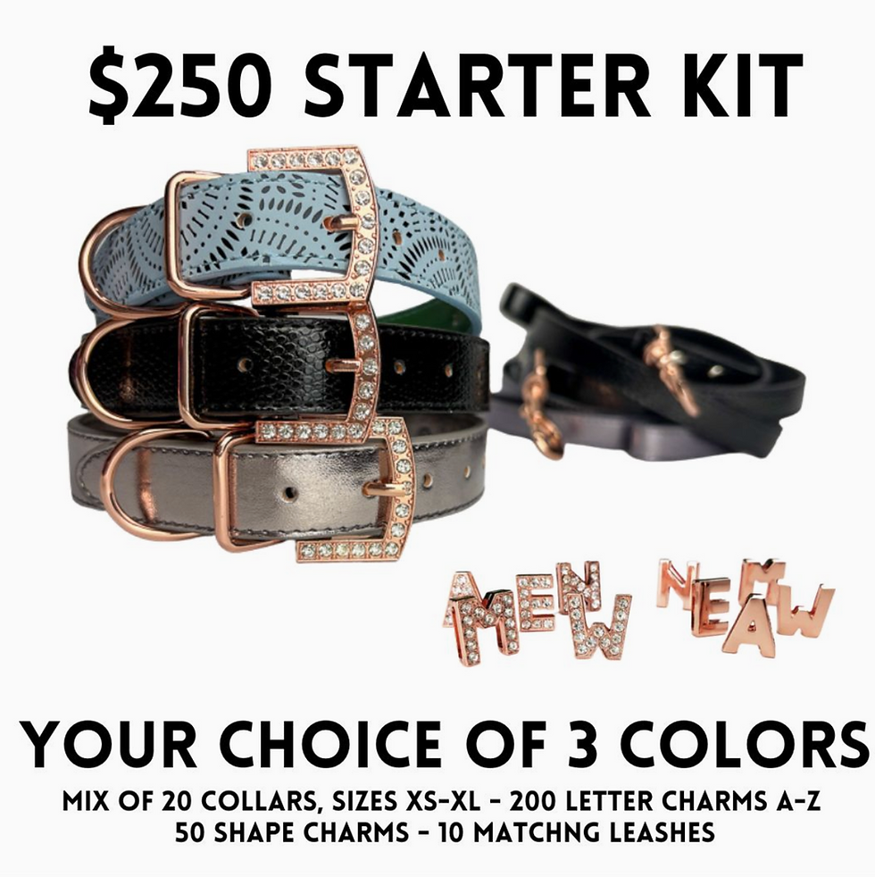 Thumbnail: DIY Pet Collar Bar Starter Pack -  Rose Gold - $250 Bundle