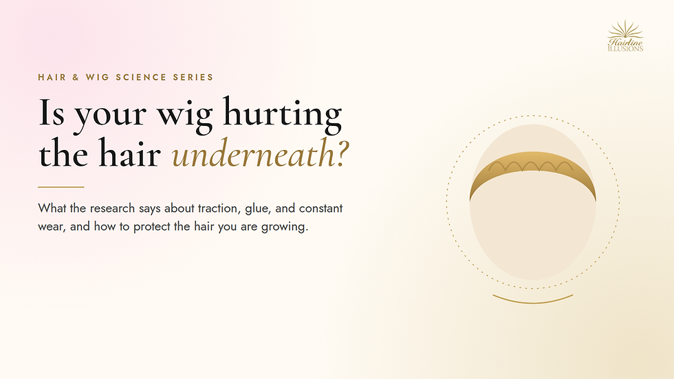 Is Your Wig Hurting the Hair Underneath?