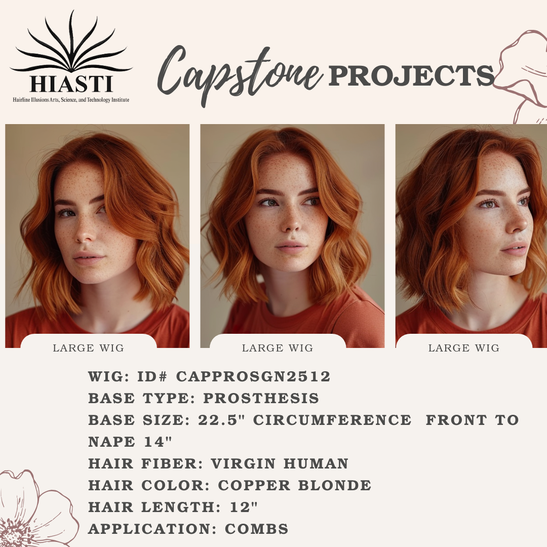 ๐ Copper Blonde Large Wig Prosthesis