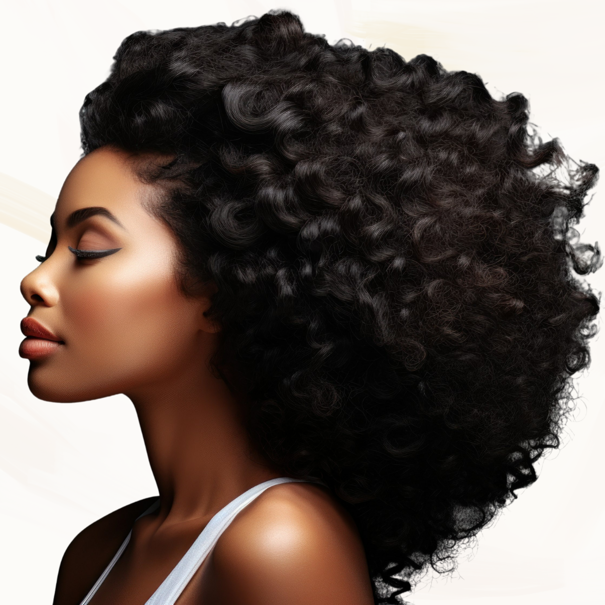 Afro Cranial Prosthesis Regular with High Hair Density