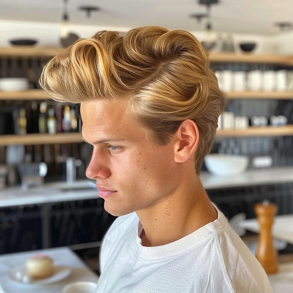 Thumbnail: VAULT 8.4"X8.4" Authentic Virgin Blonde Topper or Toupee for Him and Her