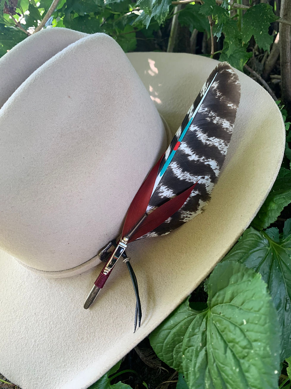 Thumbnail: Western Hat Feather “The Sterling Chief”