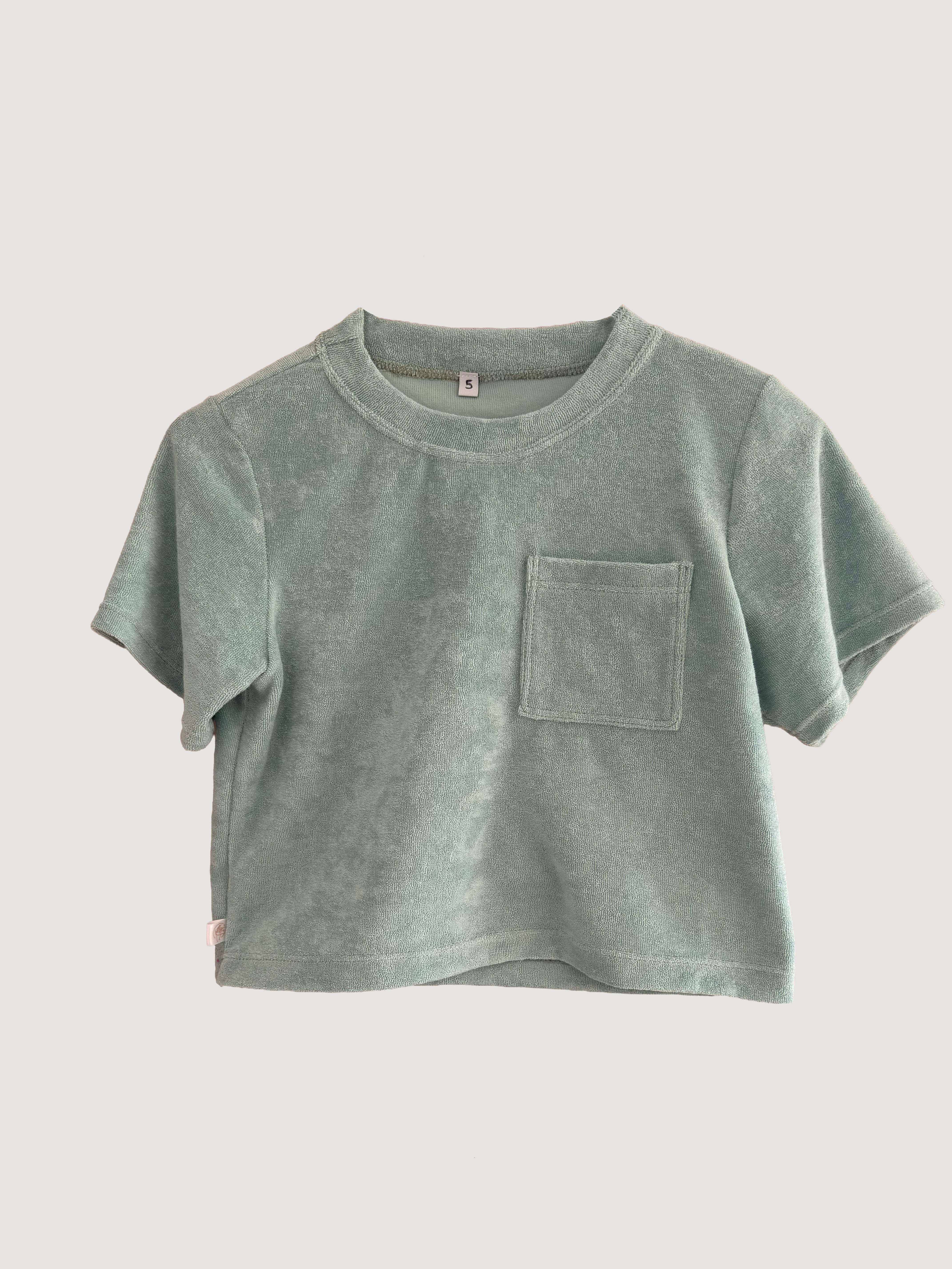 T-shirt enfant fille Beach Club en éponge stretch