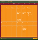 Events calendar