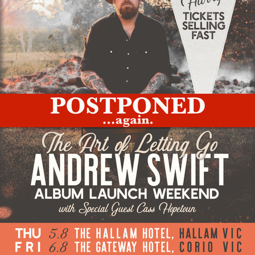 Album Launch Shows Postponed... again.