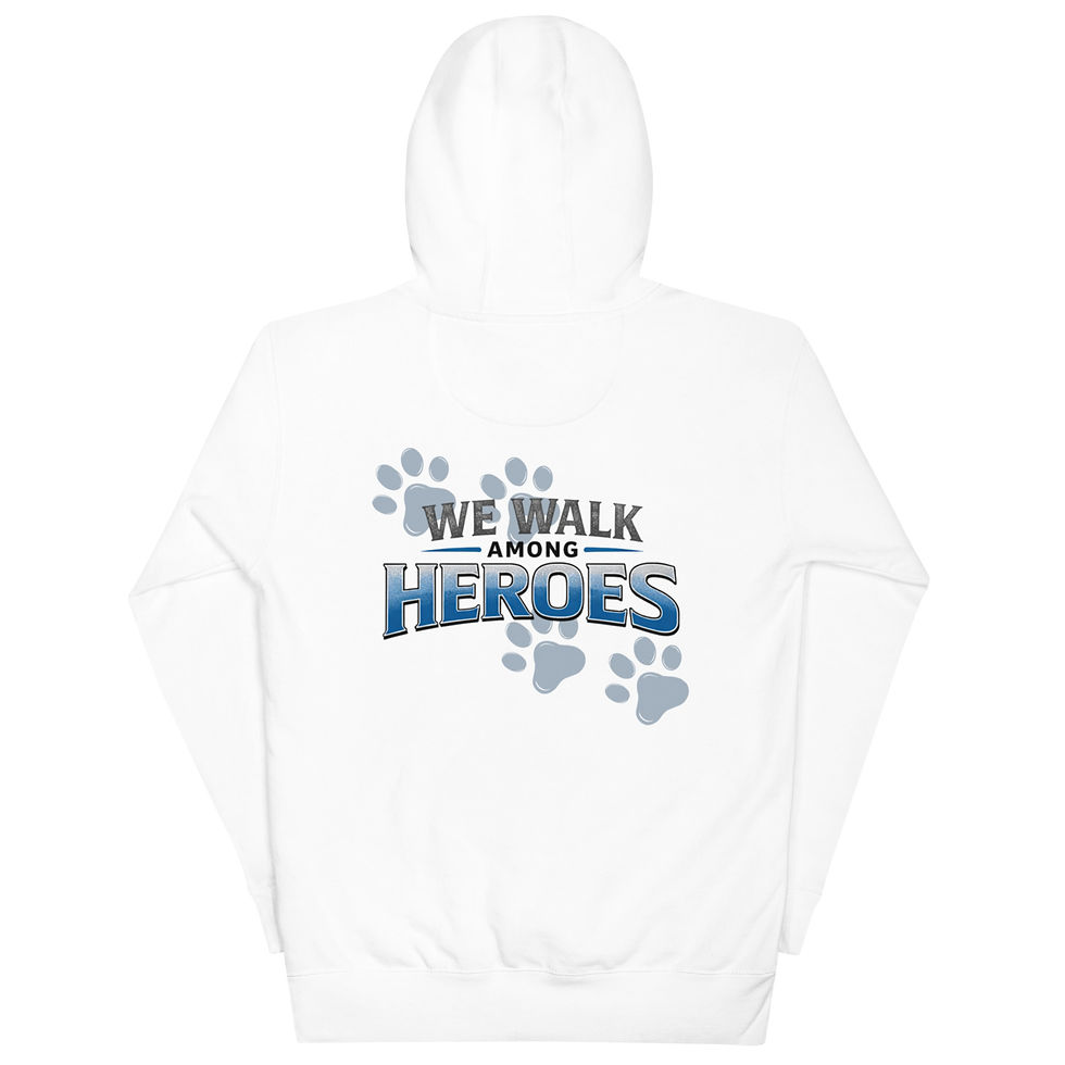 Thumbnail: We Walk Among Heroes Cotton Hoodie