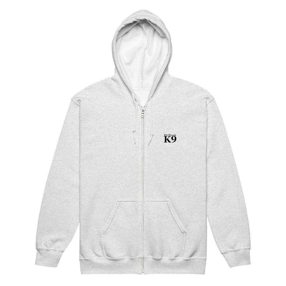 Thumbnail: We Walk Among Heroes Heavy Blend Zip Hoodie