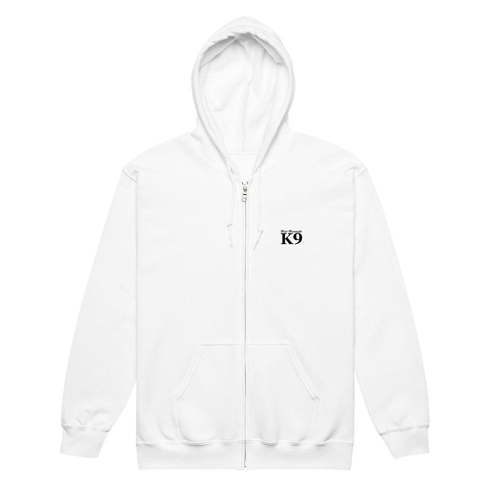 Thumbnail: We Walk Among Heroes Heavy Blend Zip Hoodie