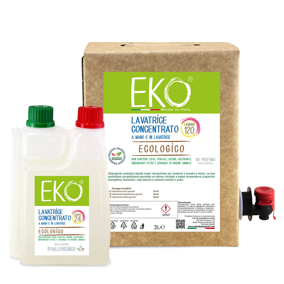 Miniatura: Eko detersivo lavatrice ecologico senza profumazione bag in box