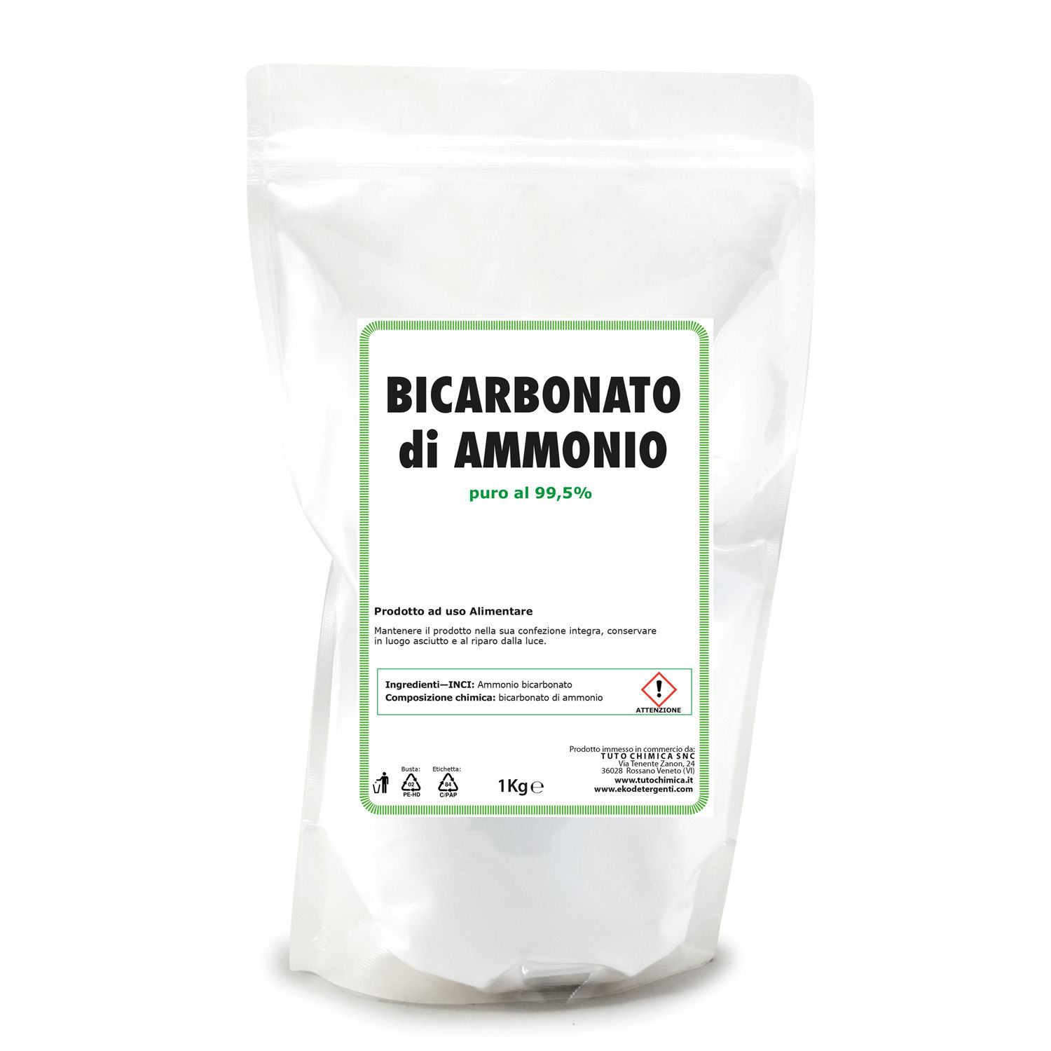 bicarbonato di ammonio