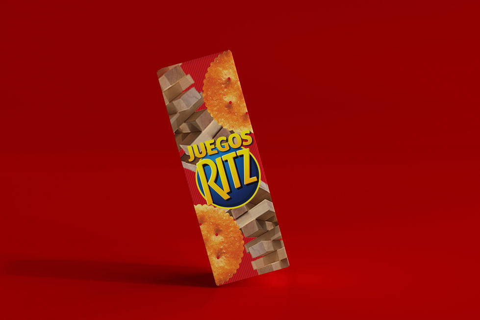 Empaque promocional juego de mesa tipo Jenga