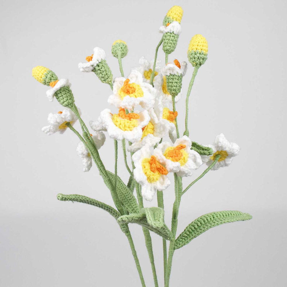 Handmade Crochet Daffodils | Forever Flowers