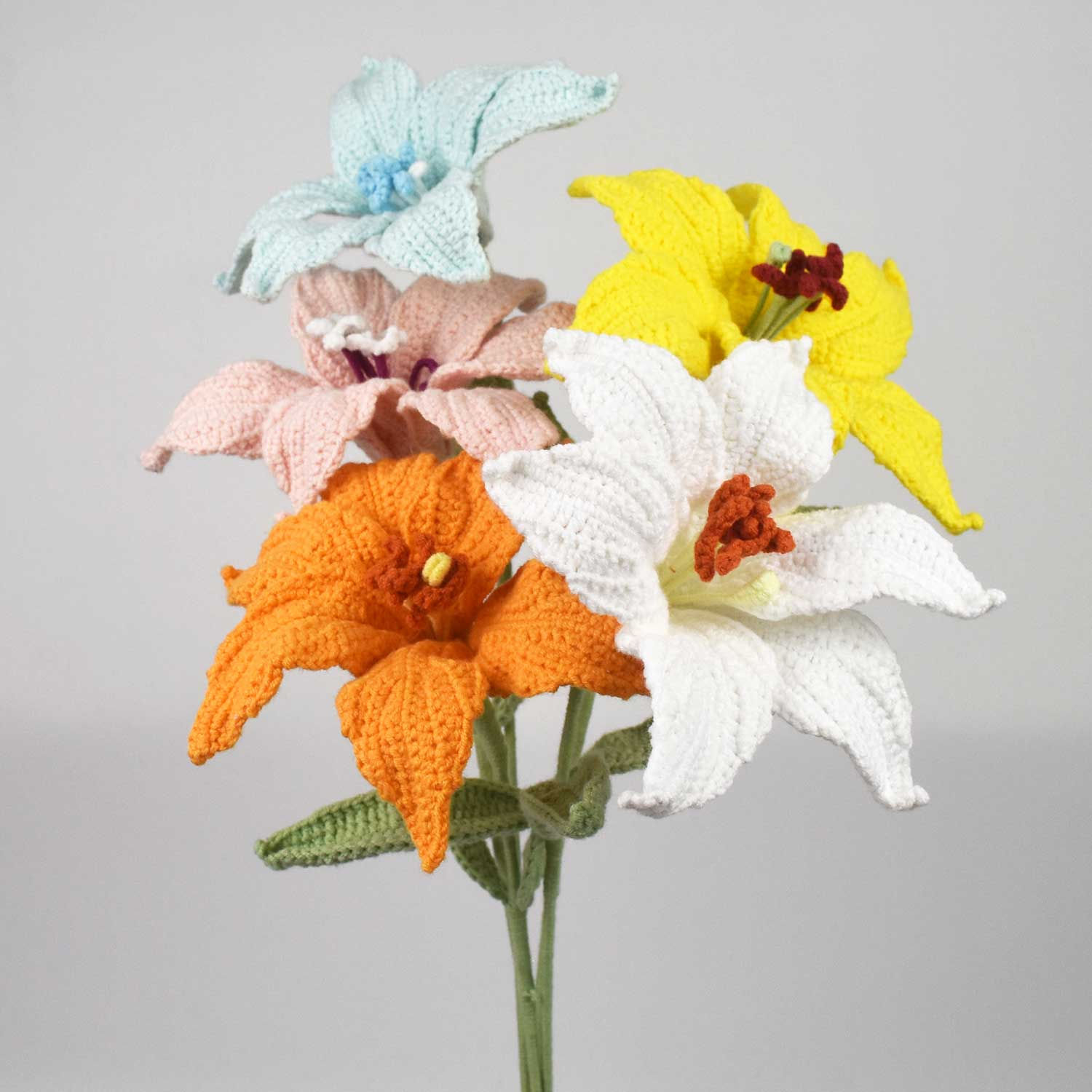 Handmade Crochet Tiger Lily Flower | Forever Flowers