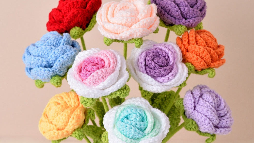 Forever Flowers Crochet Bouquets