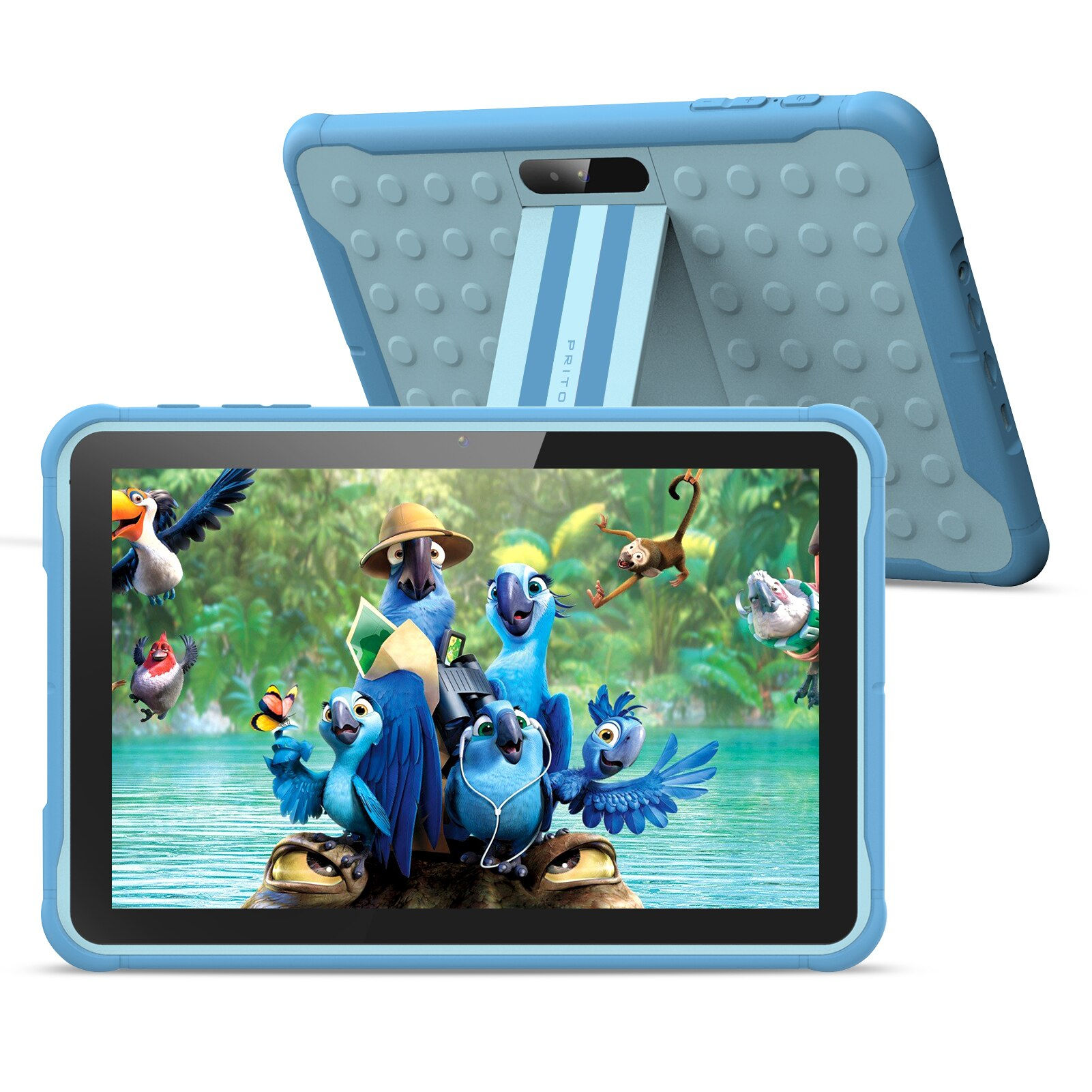 Pritom 10 Inch Kids Tablet Android 13 Go WIFI Quad Core Processor 2GB RAM 64GB R
