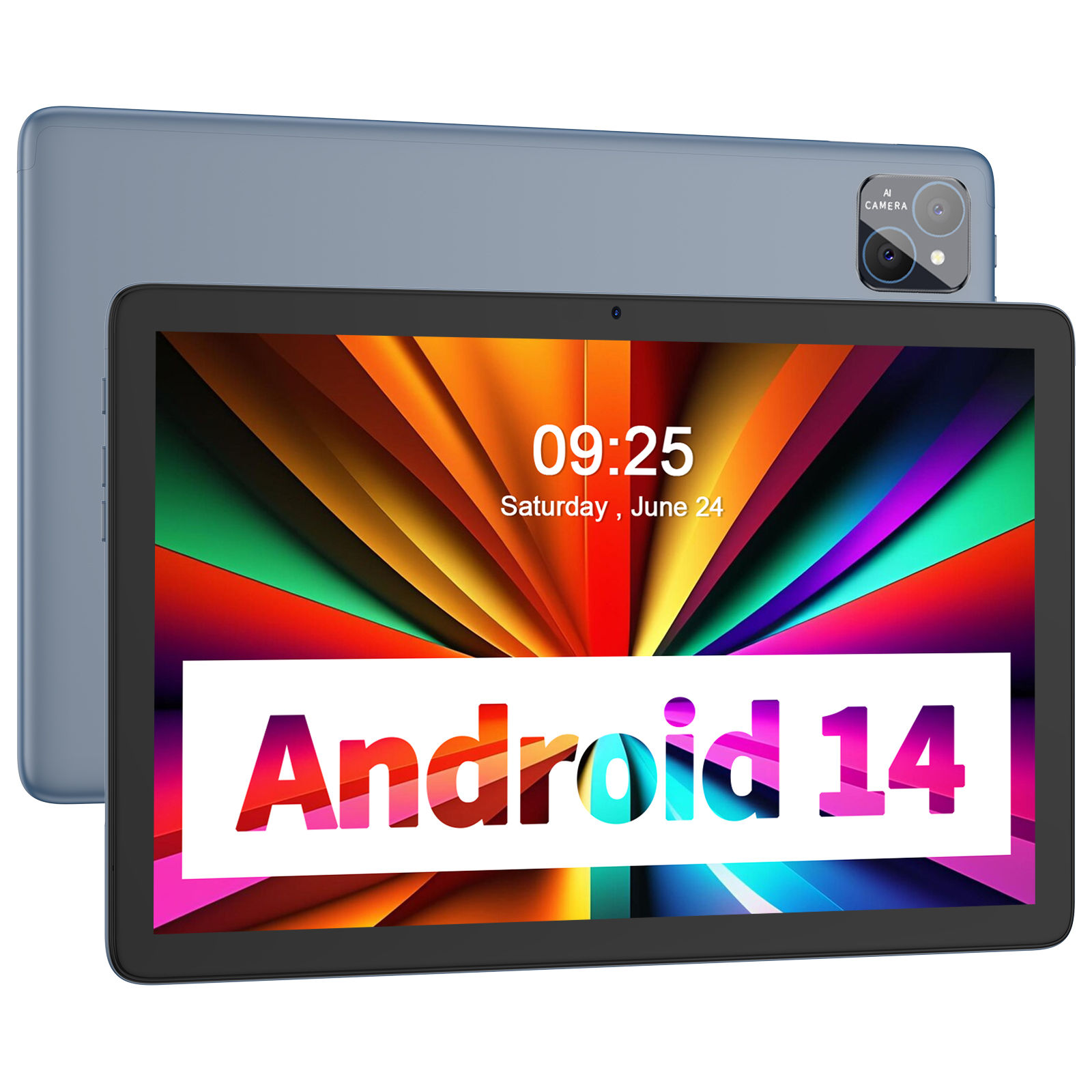 PRITOM TAB11 Android 14 Tablet, 10 Inch, Octa-Core, 5G WiFi6, 128GB, 8000mAh, HD