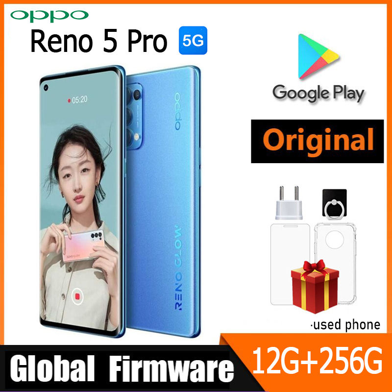 OPPO Reno 5 pro 5G smartphone Global firmware 12GB 256GB ColorOS 11.1 6.55" 64MP